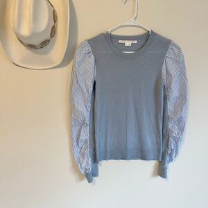 VERONICA BEARD | Light Blue Adler Sweater